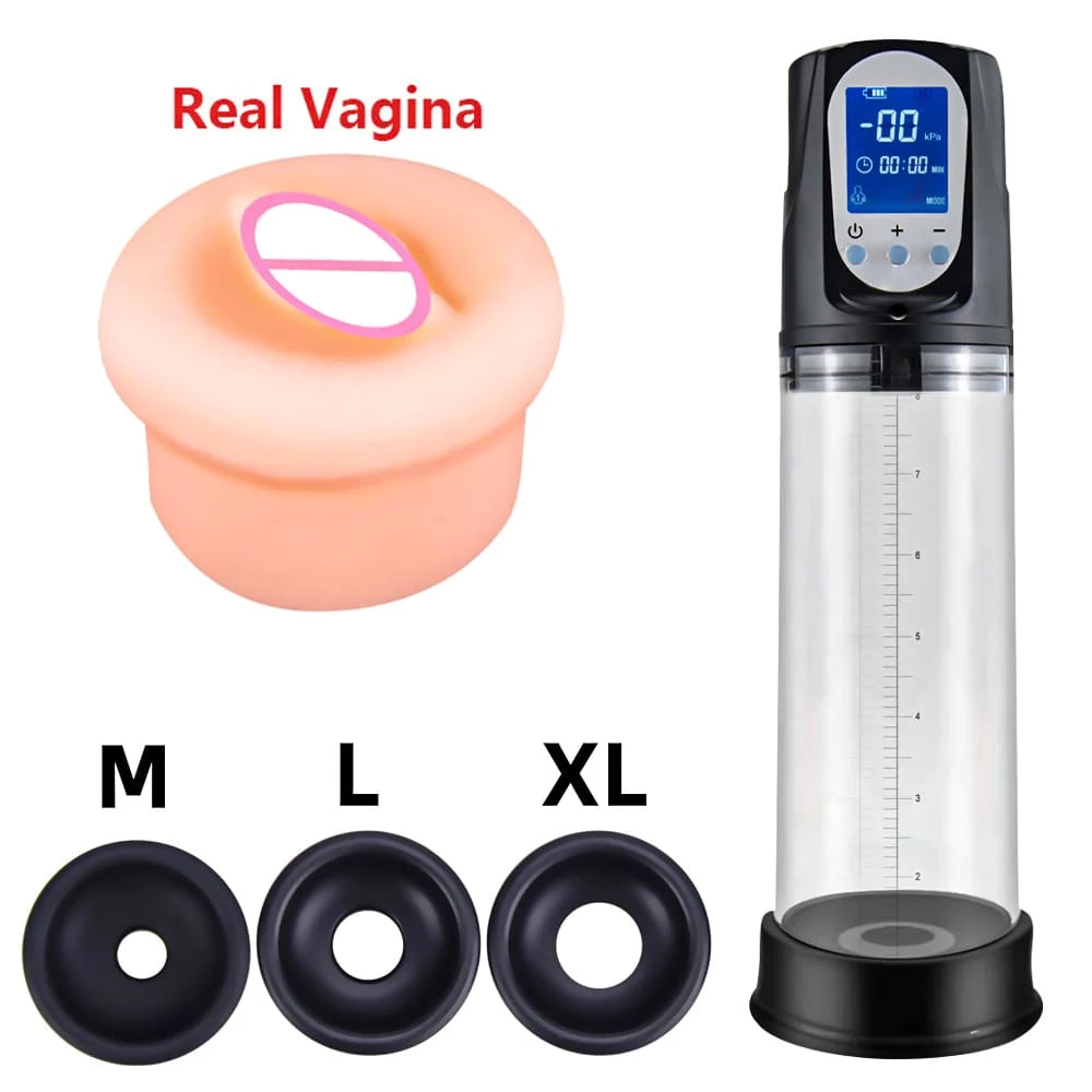 Mysite X P10 Electric Penis Pump Men Penis Enlargement Extender Vacuum Pump LED Display Adjustable Mode Pressure Dick Erection Trainer 6 Mysite X P10 Electric Penis Pump Men Penis Enlargement Extender Vacuum Pump LED Display Adjustable Mode Pressure Dick Erection Trainer