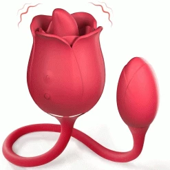 Mysite Rose Clit Licking Toy With Egg Vibrator Rose Vibrators