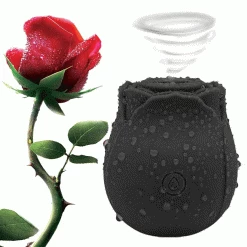 Mysite TikTok Rose Toy In Black Rose Vibrators