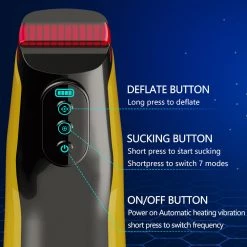 Mysite X S5 Spacecup Penis Sucking Male Masturbator With Vibrating Heating And One-key Pressure Relief Button