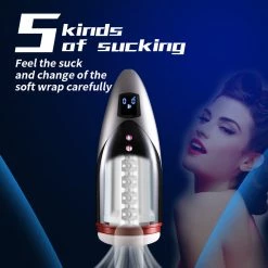 Mysite X S10 Spacecup Multifunctional Penis Sucking Male Masturbator With Heating And Vibrating UV Disinfection Base