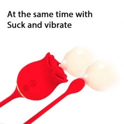 Mysite Rose Dual Sex Toys Erotic Sucking Vibrator For Women