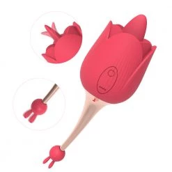 Mysite Rose Vibrators Rose Toy Clit Vibrator And Licker