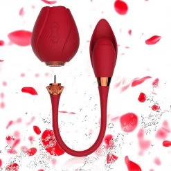 Mysite Rose Vibrators Rose Vibrator Double Use Sucking Vibrator