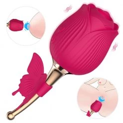 Mysite Rose Vibrators Rose Shape Vaginal Vibrator Stimulation