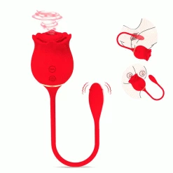 Mysite Rose Dual Sex Toys Erotic Sucking Vibrator For Women