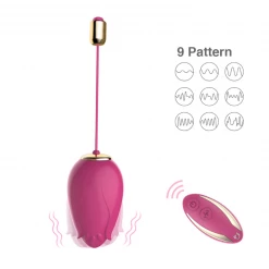 Mysite Remote Control Rose Vibrator Egg Massager