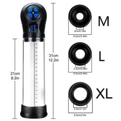 Mysite X P8 Penis Pump Automatic Enlargement Vacuum Pump Penis Dick Cock Extender Sucking Male Masturbator