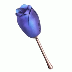 Mysite Silicone Rose Vibrator With Tongue Lickingfor Women Rose Vibrators