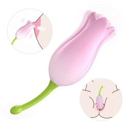 Mysite Tulip Vibrator Rose Clitoris Massage Egg