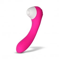 Mysite Vibrators Savor - Air Pulse Clit Stimulator With Vibrating Dildo