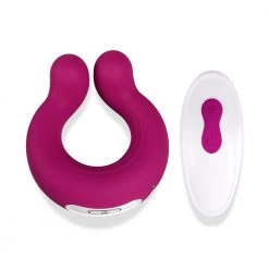 Mysite Vibrators Berry - Couple's Cock Ring Clit Vibrator