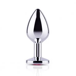 Mysite Red Gem Metal Butt Plug Anal Toys