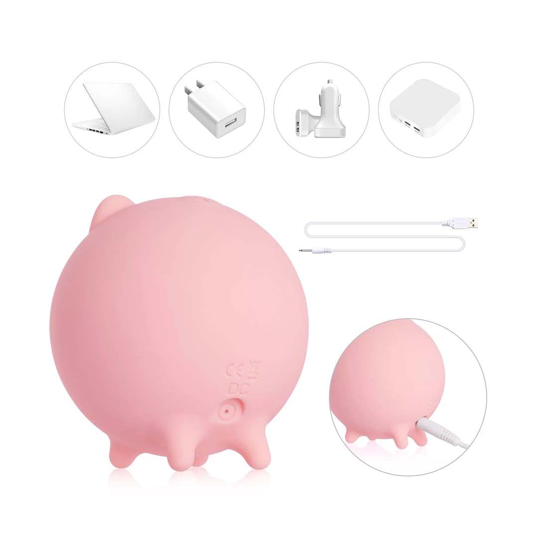 Mysite Vibrators Piggie Puff - Air Pulse Clit Vibrator 5 Mysite Vibrators Piggie Puff - Air Pulse Clit Vibrator