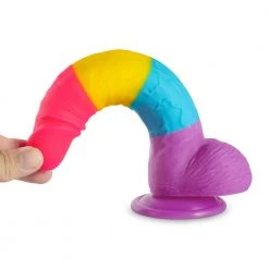 Mysite Dildos Leo Avant - Rainbow Suction Cup Dildo 7 Inch