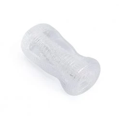 Mysite Ware - Clear Textured Blow Job Stroker Male