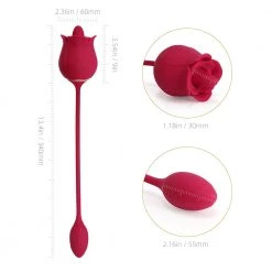 Mysite Fiona - Clit Licking Rose Toy & Vibrating Egg Vibrators