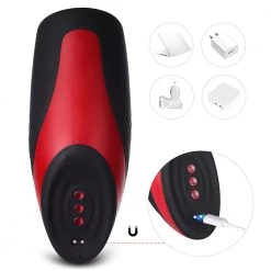 Mysite Intensity - Heated Male Masturbator Deepthroat Oral Sex Toy