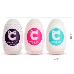 Mysite Male Magic - Set Of 3 Stroker Eggs