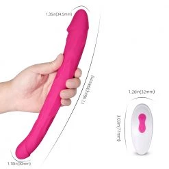 Mysite Vibrators Sappho - Vibrating Double Ended Dildo 12 Inch
