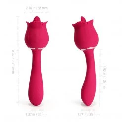 Mysite Vibrators Rhea - The Rose Clit Licking Tongue Vibrator & G Spot Massager