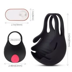 Mysite Cock Rings Smitten - Vibrating Scrotum Stimulation C-Ring