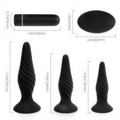Mysite Idris - Vibrating Anal Plug Set
