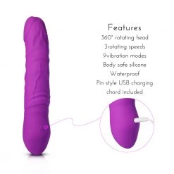 Mysite Kong - Rotating 6 Inch Dildo & G Spot Vibrator