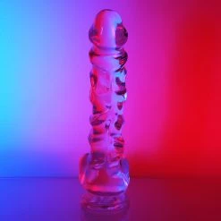 Mysite Mx. Smith - Textured Jelly Suction Cup Dildo 8 Inch