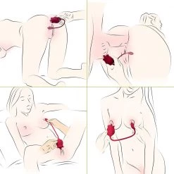 Mysite Fiona - Clit Licking Rose Toy & Vibrating Egg Vibrators