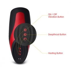 Mysite Intensity - Heated Male Masturbator Deepthroat Oral Sex Toy