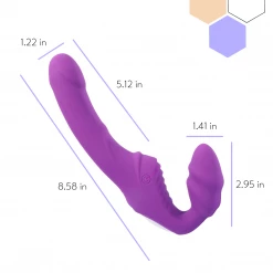 Mysite Vibrators Nana Vibrating Strapless Dildo