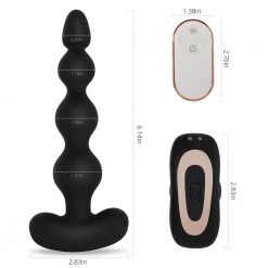 Mysite Ripple - Vibrating Anal Bead Plug Anal Toys 8 Mysite Ripple - Vibrating Anal Bead Plug Anal Toys