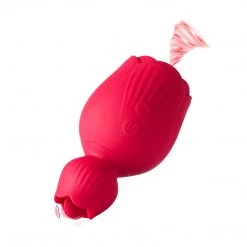 Mysite Vibrators Rose Queen - 2In1 Tongue Vibrator ＆ Rose Clit Sucker