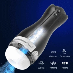 Mysite X S4 Spacecup 2022 Penis Sucking Male Masturbator With A Inner Cock Ring And One Key ORGASM Vibrator