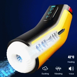 Mysite X S5 Spacecup Penis Sucking Male Masturbator With Vibrating Heating And One-key Pressure Relief Button