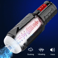 Mysite X S7 Spacecup Depth 16cm Penis Sucking Male Masturbator With Vibrating Function