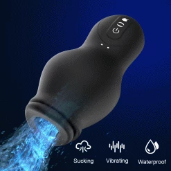 Mysite X S9 Spacecup Glans Time Delay Trainer 100% Waterproof Dick Sucking Machine Male Masturbator With Vibrating