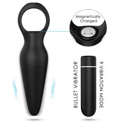 Mysite Bullet Vibrating Plug With Ring Anal Toys