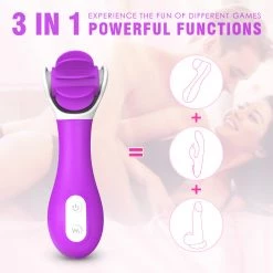 Mysite Huntley - Clit Vibrator 3 In 1