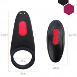 Mysite Remote Controlled Vibrating Dual Ring