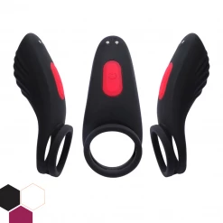 Mysite Remote Controlled Vibrating Dual Ring