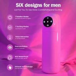 Mysite Male X R2 Spacecup Waterproof Rotation Suction Heating Function Masturbator