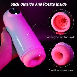 Mysite Male X R2 Spacecup Waterproof Rotation Suction Heating Function Masturbator