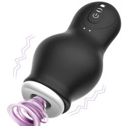 Mysite X S9 Spacecup Glans Time Delay Trainer 100% Waterproof Dick Sucking Machine Male Masturbator With Vibrating