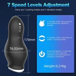 Mysite X S9 Spacecup Glans Time Delay Trainer 100% Waterproof Dick Sucking Machine Male Masturbator With Vibrating