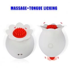 Mysite Rose Style Tongue Licking Vibrator