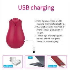 Mysite Rose Vibrators New Rose Sucking Vibrator Toy