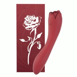 Mysite Rose Vibrators Rose Toy 10 Modes (red)