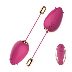 Mysite Remote Control Rose Vibrator Egg Massager